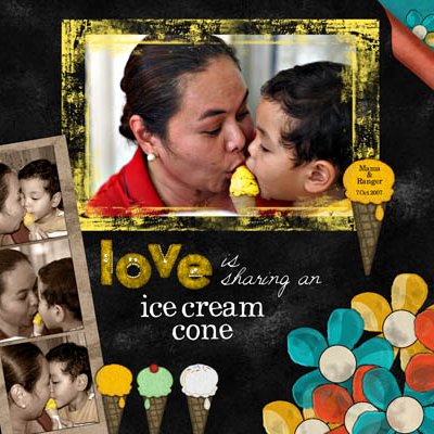 Love Is Sharing an Ice Cream Cone