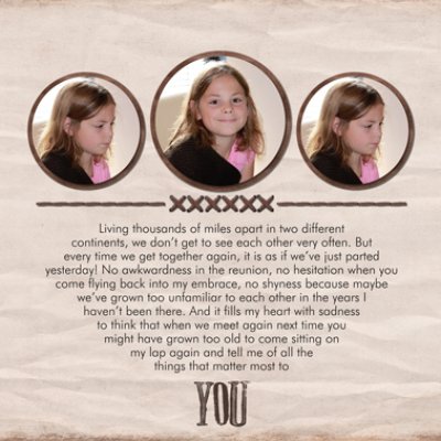 You