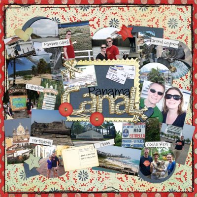 Panama Canal Cruise Collage