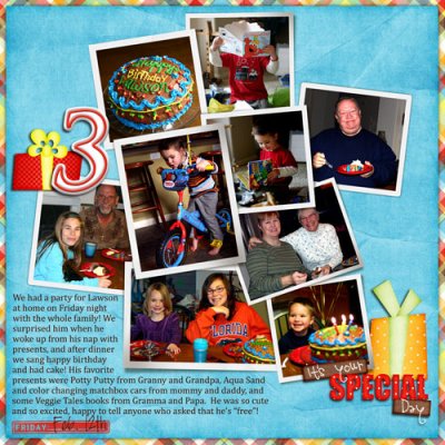 He's Three!