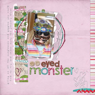 Fourteen eyed monster