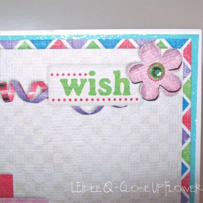 Birthday Card - Flower Close Up