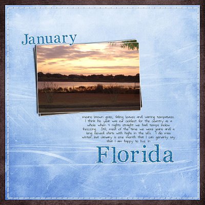 January in Florida