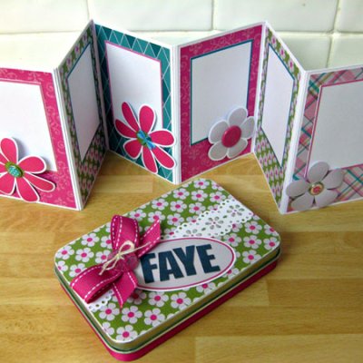 Accordian Album and Tin