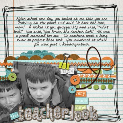 the teacher look