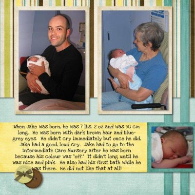 Jake's 1st full day!