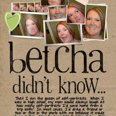 Book of Me:  Betcha Didn't Know...