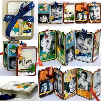 My 4 Boys Tin Album!