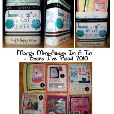 Mini Album In A Tin - Books I've Read 2010