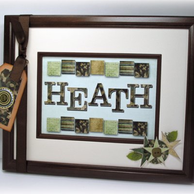 Camo Name Frame
