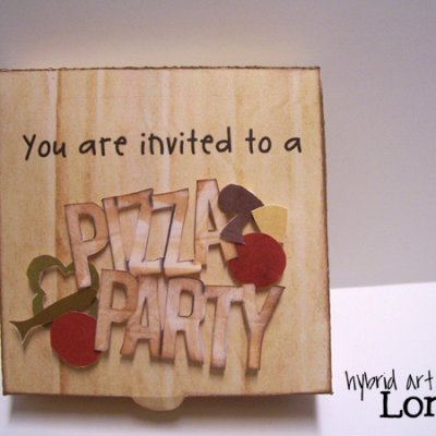Pizza Party Invitation