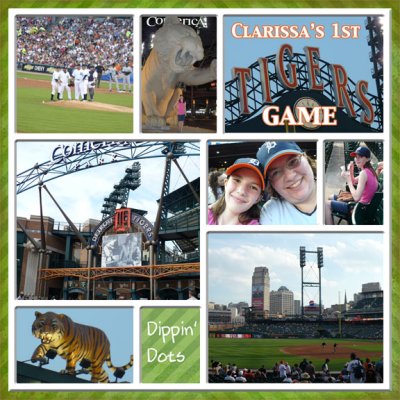Clarissa's 1st Tigers Game