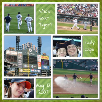 Clarissa's 1st Tigers Game 2