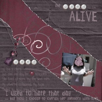 She used to be alive