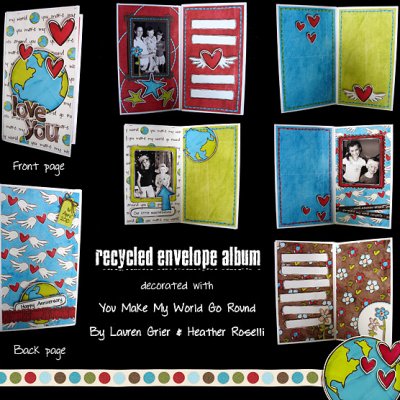Recycled Envelope Album