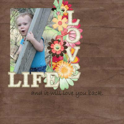 Love Life, and Life will love you back.