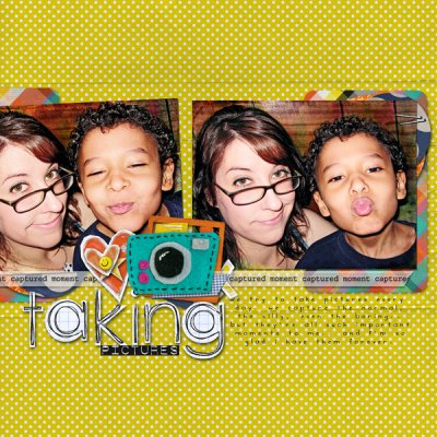 taking pictures