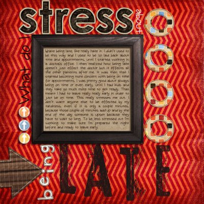 Stress: being late