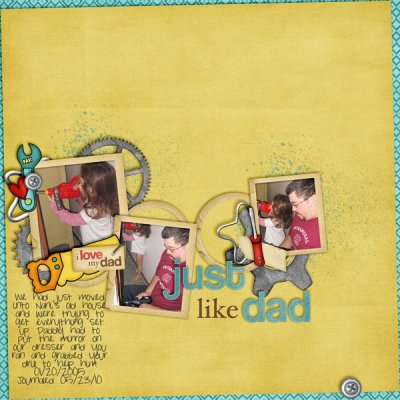 just like dad