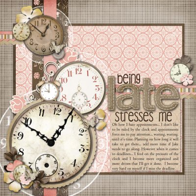being late stress me