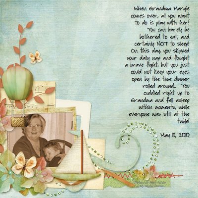 HN 12x12 Nap with Grandma Quick Page 2010
