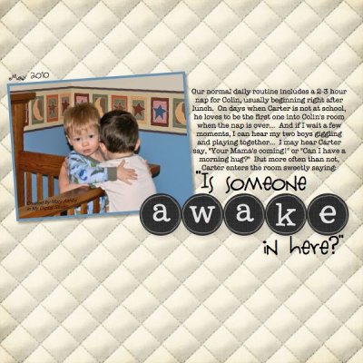 HN 12x12 Is Someone Awake 2010