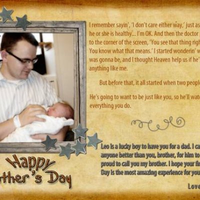 First Father's Day