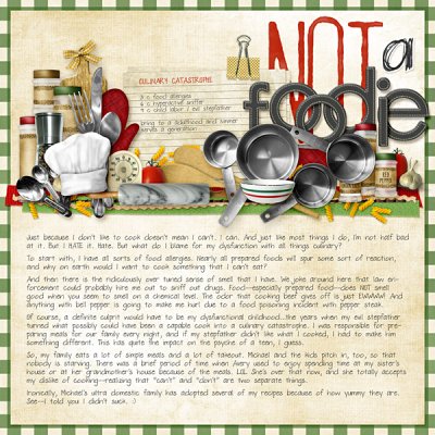 NOT a foodie