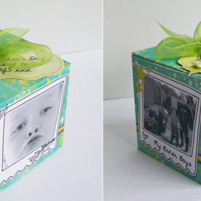 Photocube gift box
