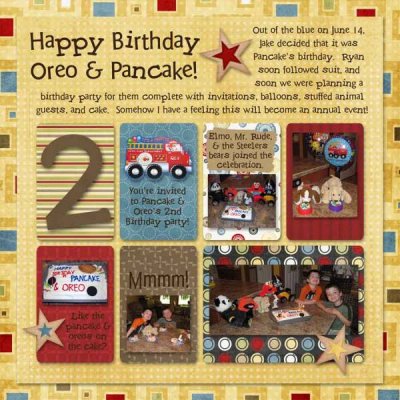 Pancake and Oreo's Birthday