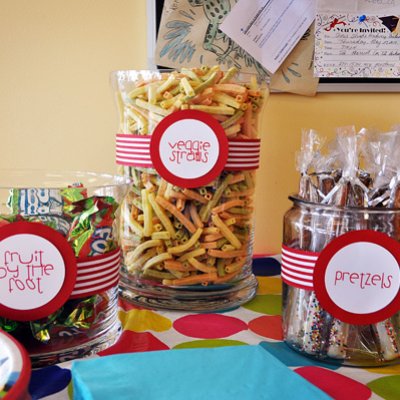 Party Jar Labels