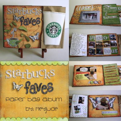 Starbucks Faves Paper Bag Album