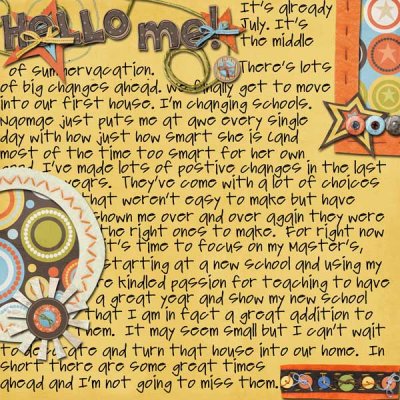 Letter to Present Me
