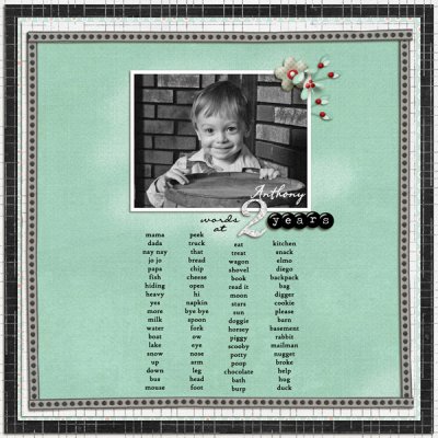 Words at 2