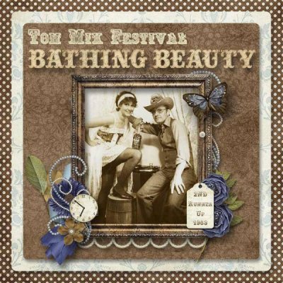 Tom Mix Bathing Beauty