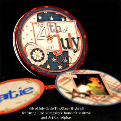 Hybrid - 4th of July Circle Tin Album