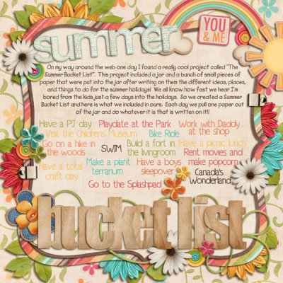 Our SUMMER Bucket List