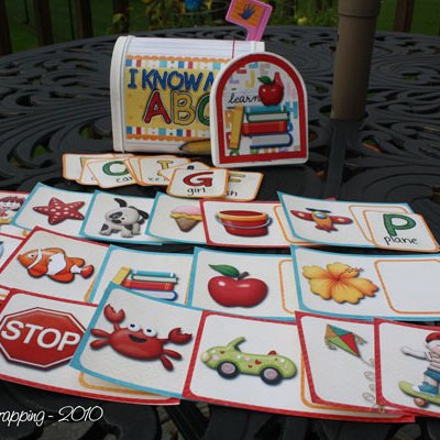 Preschooler matching game
