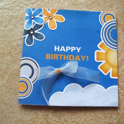 A wish in yellow and blue