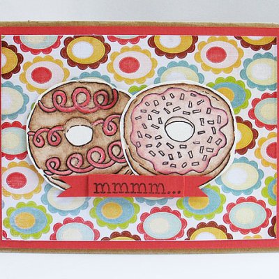 Mmmm, Donuts Card
