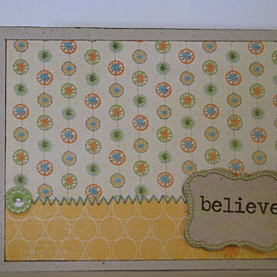 Believe Card