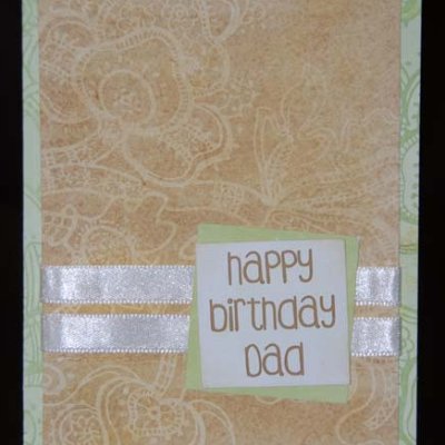 Dad's birthday card