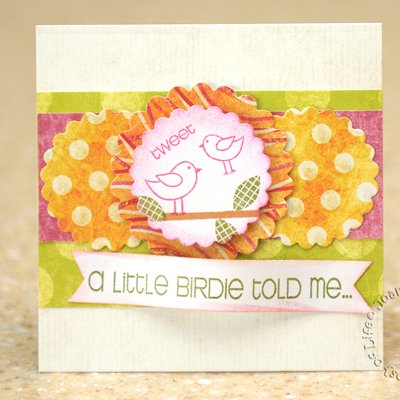 Little Birdie birthday card