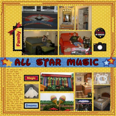 Disney:  All Star Music Resort