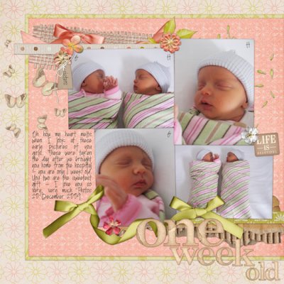 one week old