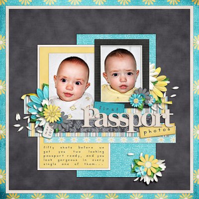 First passport photos
