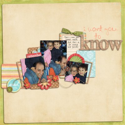 I want you to know