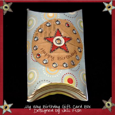My Way Birthday Gift Card Box