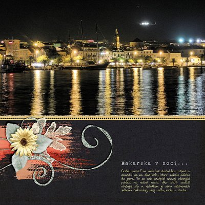 Croatia 2010 - Makarska at Night