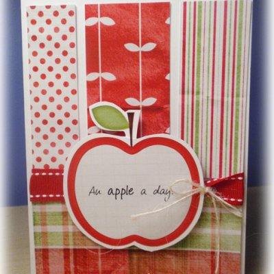 An Apple A Day Card